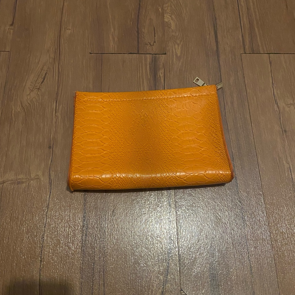 Crocodile Embossed Clutch